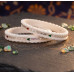 White Luxe Embellished Bangles
