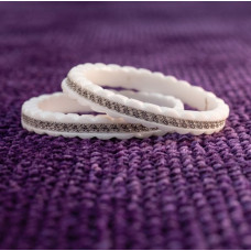 Vintage Ivory Filigree Bangles