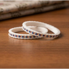 Ivory Peacock Grace Bangles