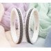 Silver Charm Beaded Designer Bangles