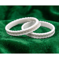 Silver Mist Marcasite Duo Bangles