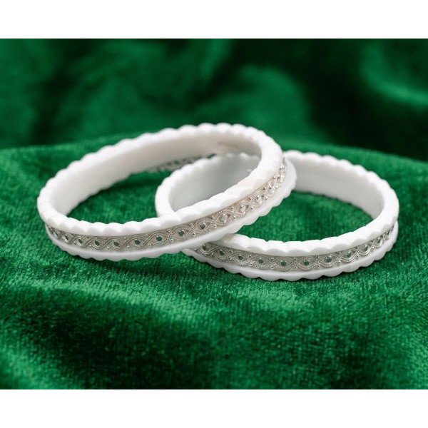 Silver Mist Marcasite Duo Bangles