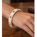 Shubh Sparsh Silver Stone Bangle