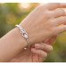 Twin Heart Elegance Bangle
