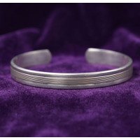 Silver Sparkle Faceted Kada