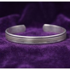 Silver Sparkle Faceted Kada