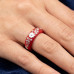 Ruby Spark Designer Ring