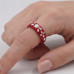 Royal Ruby Charm Ring
