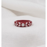 Ruby Floral Symphony Ring