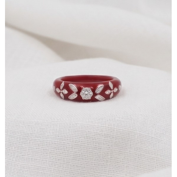 Ruby Floral Symphony Ring