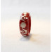 Crimson Bloom Floral Ring