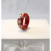Crimson Bloom Floral Ring