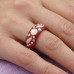 Ruby Bloom Crystal Band