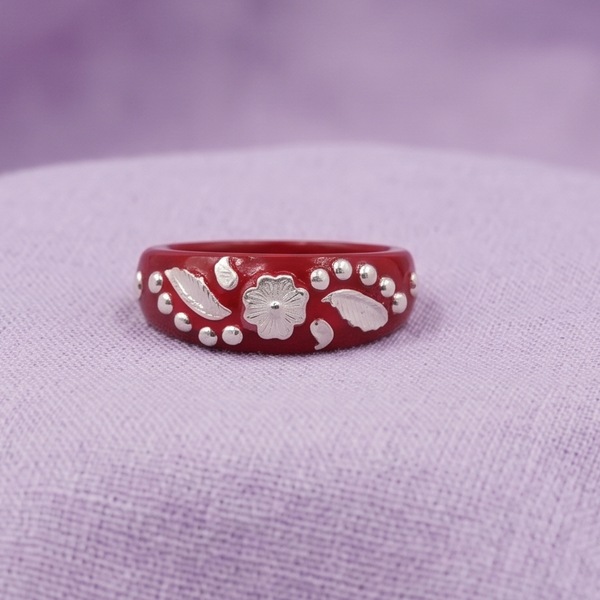 Ruby Bloom Crystal Band