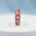 Scarlet Petal Statement Ring