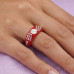 Velvet Petal Ring