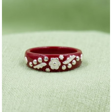 Purple Petal Elegance Ring