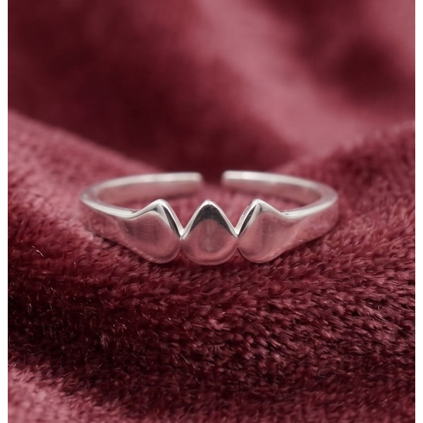 Infinity Petal Sterling Ring