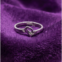 Silver Harmony Flower Ring