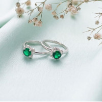 Silver Whisper Leaf Ring