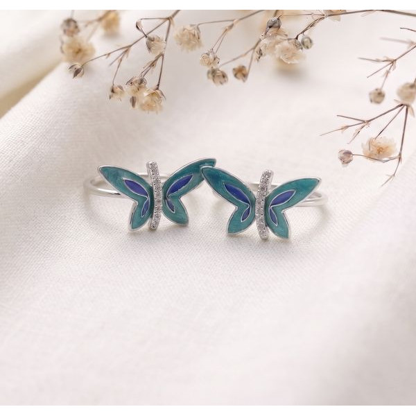 Serenity Leaf Band Ring