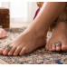 Cherry Bloom Adjustable Toe Ring