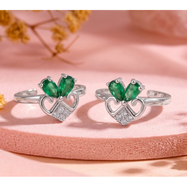 Cherry Bloom Adjustable Toe Ring