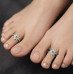 Flutter Charm Adjustable Toe Ring
