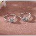 Vintage Ruby Charm Toe Ring
