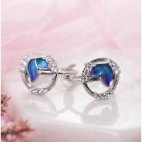 Enchanted Ruby Flower Toe Ring