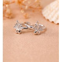 Sparkling Crystal Butterfly Adjustable Toe Ring
